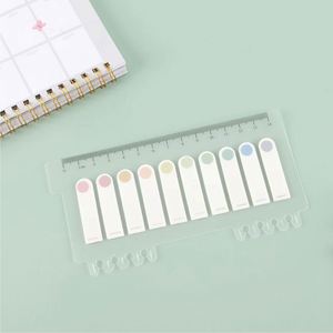 Ultra-Thin 200 Sheet Color Index Sticky Notes & <b>Bookmark</b> Memo Paper Self-Adhesive for Office & School Use - Product Image 4