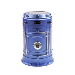 Solar Charging Plastic Outdoor Portable Telescopic USB Rechargeable Solar Folding <b>Led</b> <b>Camping</b> <b>Lantern</b> Light - Product Image 1