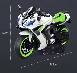 รถของเล่นเด็กไฟฟ้า มอเตอร์ไซค์ไฟฟ้าสำหรับเด็ก นั่งได้สองคน - Product Image 4