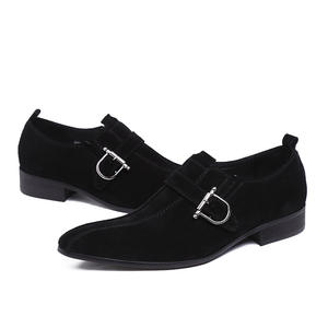 Chaussures élégantes à bout pointu en cuir pleine fleur, pour le bureau et la carrière, avec soutien de la voûte plantaire, semelle extérieure en caoutchouc, semelle intérieure amortie et doublure respirante - Product Image 2