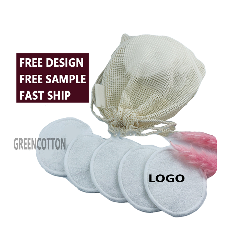 Custom Logo Makeup Remover Pads Resuable
