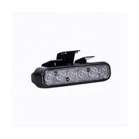 Grille de tableau de bord à montage en Surface, 6 LED, 18 watts, feux stroboscopiques, voyant d'avertissement pour véhicule d'urgence