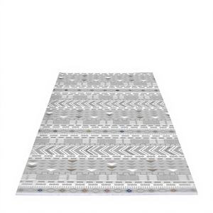 Tapis moderne multicolore Netline BI008, style Bristol, 100 % acrylique, anti-peluches, facile à nettoyer, durable, 80x150 cm, kg, Home Depot - Product Image 1