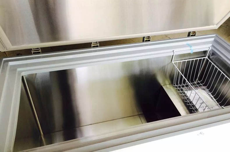 minus 65 degree Celsius super freezer for tuna, spot prawns scampi 418 liters sea food freezer for sashimi storage