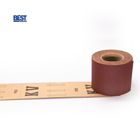Rouleaux de toile abrasive en carbure de silicium A-D, marque KV, tissu X-wt enduit, papier de ponçage