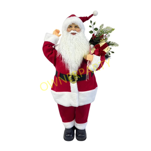 Décoration musicale du Père Noël Décoration artificielle de Noël Usine de décoration de Noël Animatronique du Père Noël Danse avec <span class=keywords><strong>musique</strong></span> - Product Image 4
