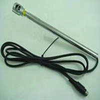 Anémomètre portatif à mini-vane métallique haute température Lutron AM-4216, vitesse de démarrage du vent 0,8-12 m/s, plage de température 80/32
