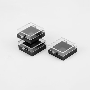 थोक खाली प्लास्टिक एनमेल पिन प्रस्तुति डिस्प्ले केस हिंग एक्रिलिक बॉक्स - Product Image 2