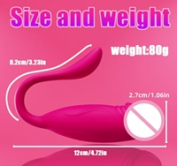 Neuerscheinung Neun-Frequenz Kabelloser App-gesteuerter G-Punkt Vibrator Skalierbar Starke Vibration Sexspielzeug für Frauen