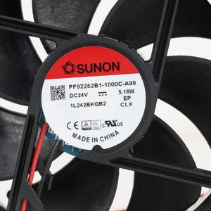 Sunon PF92252B1-1000C-A99ลูกปืนไฟฟ้า92x92x25มม. 24VDC 205mA 5.16วัตต์4500รอบต่อนาทีตู้75.0CFM อินเวอร์เตอร์พัดลมระบายความร้อนตามแนวแกน - Product Image 6