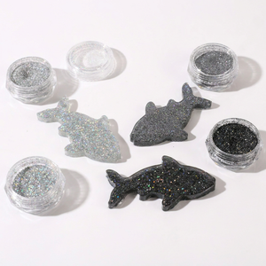 LEQU Happy And Fun Resin Craft Supplies Kit, Glitter <b>Set</b> for Heart Star Keychain Coaster Handmade Projects - Product Image 5