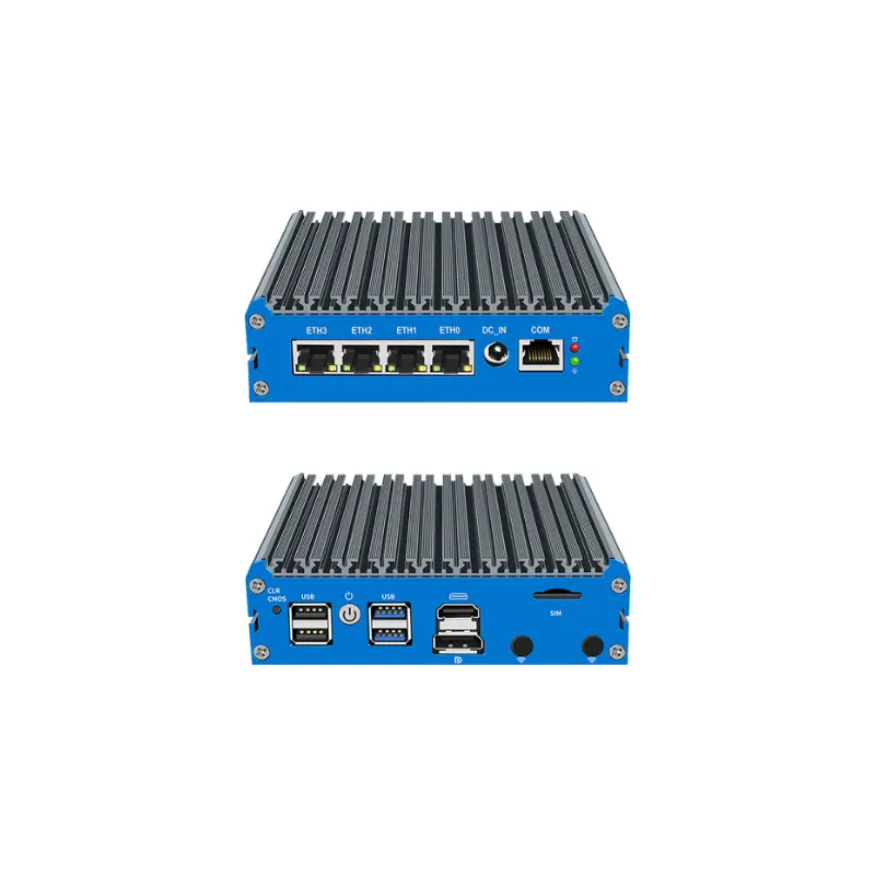 BKHD G48S tanpa kipas Mini Host Route Firewall Alder Lake N100 kroi226 WiFi dapat diperluas 4G nirkabel Pfsense Mikrotik Kro