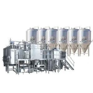 Full Set Commercial 300l 500l 1000l 1500l 1800l 2000 Liter Mini Micro Brewhouse Brewery Craft System Beer Brewing Equipment