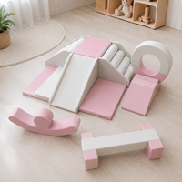 Ensemble de jeux souples modulaires personnalisés de formes variées pour enfants, idéal pour la location événementielle et les aires de jeux intérieures