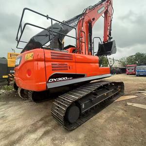 Doosan เครื่องขุดตีนตะขาบ DX225 DX300 DX300LCA สภาพการทำงานที่ดีถังดีเซลคัมมินส์3mÂ ³ ความจุ30ตันแบบดั้งเดิม - Product Image 5