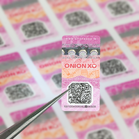 Étiquettes d'authenticité personnalisées avec hologramme de garantie, sceau de sécurité, emballage, anti-contrefaçon, code QR