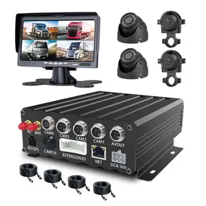 Otoelektronik araba 360 Cctv Dash kamera Dvr 720p 1080p Ahd Mdvr Gps Wifi 3g 4g ile h.264 mobil Dvr Voiture minibüs minibüs