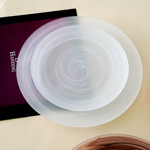 Juego de Platos de Vidrio de Colores, Vajilla para el Hogar, Plato de Cena Personalizado, Frutero, Tazón de Sopa Práctico - Product Image 4