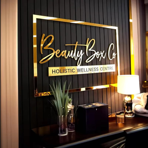 Factory Wholesale <b>Led</b> Lighted Sign Business Metal Illuminated <b>Letters</b> Signs Outdoor Advertising Business Logo - Product Image 1