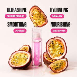 Huile à <span class=keywords><strong>lèvres</strong></span> liquide végétalienne Goji Jelly, effet repulpant, conditionnante, longue tenue, rose glamour, à l'huile de Jojoba et de Karité, parfum cerise douce, laiteuse - Product Image 6