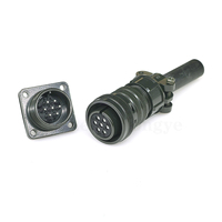 Conector Circular de 7 Pines MIL-C-5015 MS5015, Enchufe y Conector Hembra MS3106A-16S-1S MS3102A-16S-1P MS3108A-16S-1S