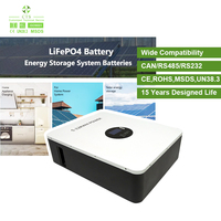 Sistem Penyimpanan Energi Surya Produsen 51.2V 100Ah Powerwall Baterai Lithium Ion LiFePO4 untuk Penggunaan Rumah Tangga