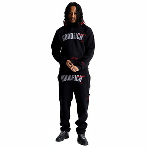 Ensemble Tenues Blank Sweatsuits à capuche et pantalons de survêtement Survêtements Hoodies Sweatpants Men's Sweatsuits - Product Image 1
