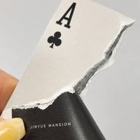 Cartes à Jouer Personnalisées pour la Famille - Papier Écologique Durable avec Coins Arrondis et Finition Mate, Logo Personnalisé pour Utilisation Promotionnelle