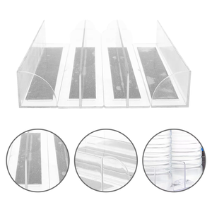 Étagères magnétiques en acrylique en forme de L personnalisables pour supermarchés, avec séparateurs de tiroirs en plastique - Product Image 6