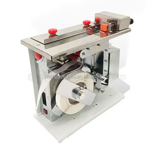 Semi Automatic and Fully Automatic Sealing Transparent Tamper Evident Security Adhesive 90 Degree Corner Labeling Machine - Product Image 2