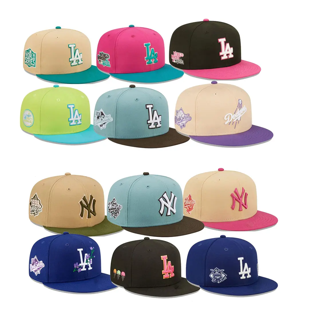 New Styles 5 Panel Gorras Snap Back Unisex Original Custom Logo Fitted Baseball Sports Cap With Patch Embroidery