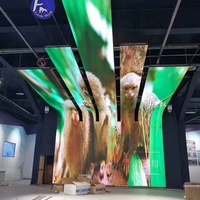 Pantalla LED Flexible para Interiores X,X de Fácil Desmontaje, Pantalla LED Suave para Proyectos de Exposiciones Temporales