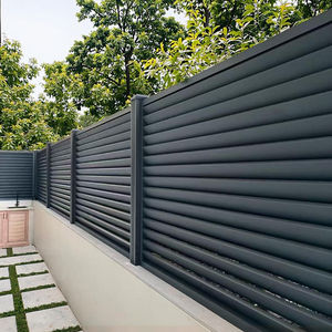 تصميم كوة حديثة من الشركة المصنعة المورد مصنع حديقة سياج الخصوصية في الهواء الطلق الألومنيوم كوة السياج - Product Image 1