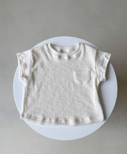T-shirts et polos pour garçons à manches courtes en coton 100% blanc uni teint - Product Image 4