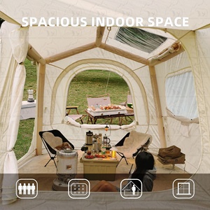 Carpa Trasera Inflable para Coche, para las Cuatro Estaciones, Extensión para la Parte Trasera del Vehículo, Oxford Impermeable, Portátil, para Uso Nocturno, Apertura Automática Rápida - Product Image 3