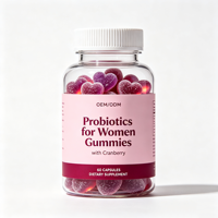 Probiotiques OEM/ODM pour femmes en gommes avec canneberge – Soutien quotidien au bien-être féminin – Compléments nutritionnels en gommes