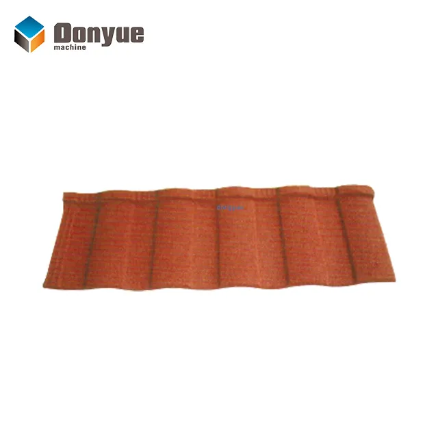 The lowest price American style roof tile asphalt shingle making machine stone coated metal/steel roof tile