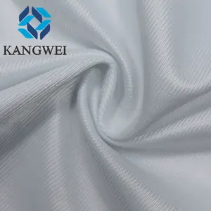 100% Polyester Tricot Dệt Kim Sáng Bóng Đồng Bằng Vải Bán Buôn Nhà Máy Dệt May, Đổ Xô, Liên Kết Đất Tricot Vải