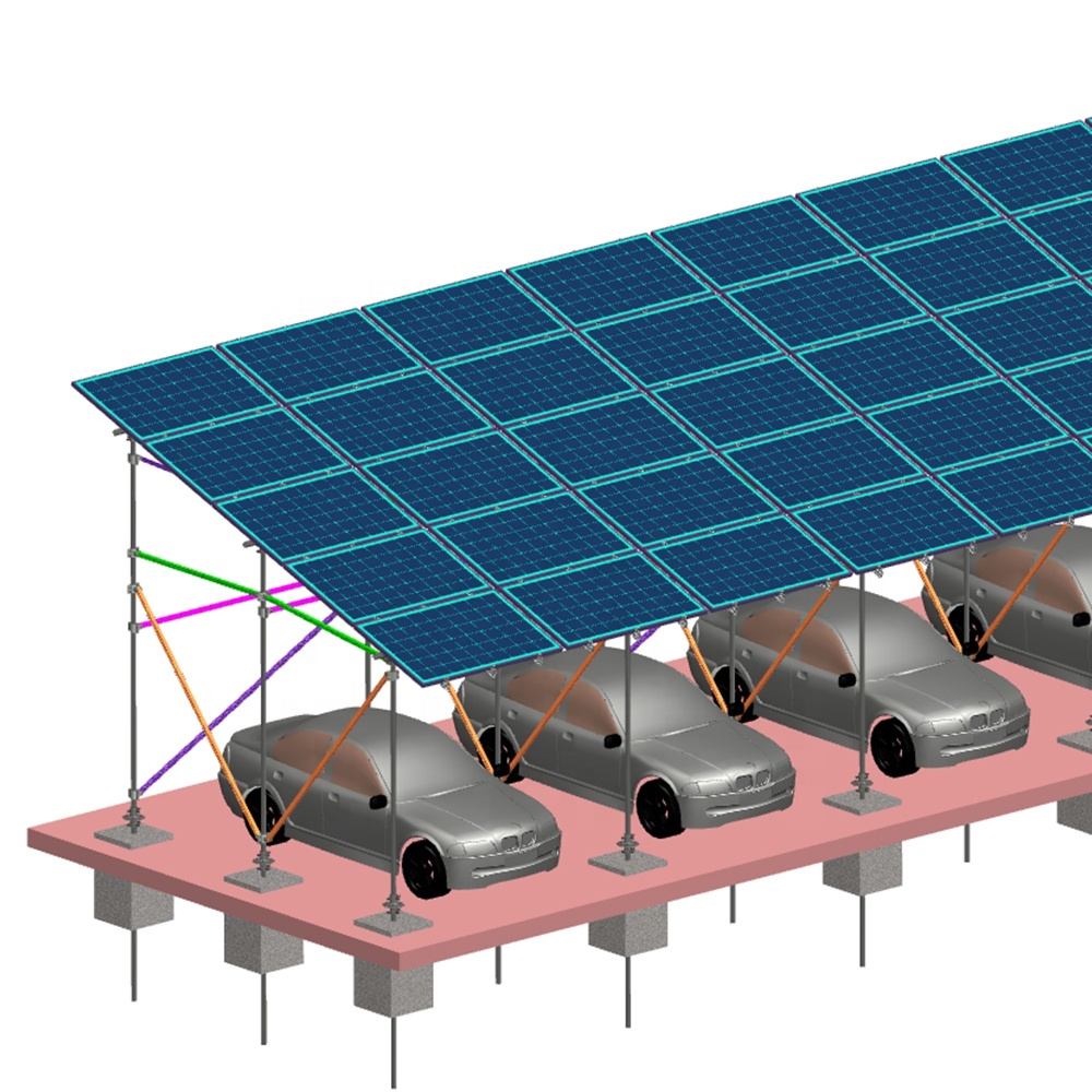 Солнечная Установка для парковки, оцинкованная сталь