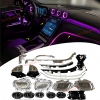 Luz Ambiental LED para Mercedes-Benz Clase C W206 GLC X254, Iluminación Interior Automotriz, Placa de Cubierta Luminosa