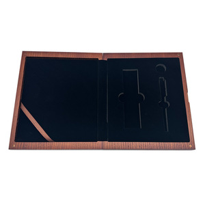 Custom Made Wooden <b>Book</b> <b>Box</b> Rectangle 9mm Thickness Handmade For Collect Gift Craft Origin Dongguan - Product Image 2