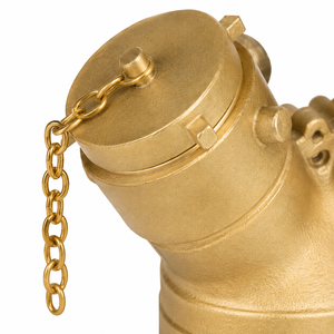 Clapet oscillant en laiton avec connexions siamoises pour application de prévention des incendies - Product Image 4