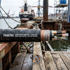 <span class=keywords><strong>ส</strong></span>ายเคเบิลเชื่อมต่อเรือ PrimePro S2S: 6.6/11kV HV คอมโพสิต, ไฟฟ้า+ไฟเบอร์+ควบคุม, ทนทานต่อรังสียูวี/ละอองเกลือ, เกรด<span class=keywords><strong>ส</strong></span>ำหรับงานทางทะเล - Product Image 2