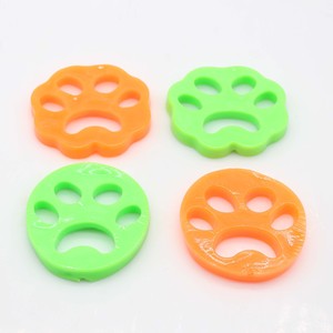 Silicone <b>Lint</b> <b>Roller</b> For Clothes Orange Green Round Flower Shape Washable TPE Material - Product Image 1