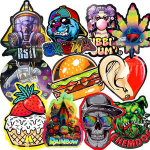 Bolsas Mylar Troqueladas Personalizadas de 3.5g con Forma Especial, Cierre a Prueba de Niños, Holográficas y Acabado UV Localizado - Product Image 5