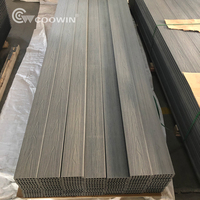 Revêtement de terrasse extérieur WPC résistant aux UV, anti-rayures, imperméable, COOWIN, chêne moderne, ignifuge, pour cour extérieure