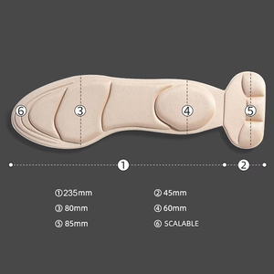 Semelles en mousse à mémoire de forme pour femmes, chaussures à talons hauts, antidérapantes, confortables, respirantes, protection du talon, coussinets de massage pour chaussures - Product Image 5