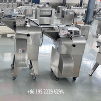 SAIDASHI Groenteblokjes Snijmachine 3-20mm Snijder 750-1100W voor Champignons Aardappel Wortel Ui Voedselverwerkingsfabriek Gebruik