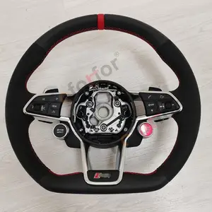 LED Car Steering Wheel For Audi all series old to new racing style Smart control auto Modifications Interior Accessories