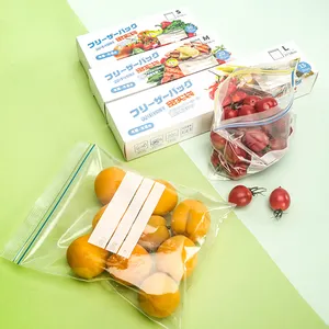 Safe material freezer snack sandwich food gallon zipper ziplock bag